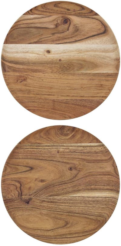 House Doctor Schalen wood naturel 25cm - 2 stuks