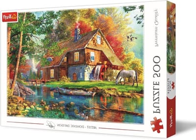 Legpuzzel Rivierhut - 500 Stukjes Puzzel - Creatief Amusement - Lichtreflectievrij Papier - 480 x 340 mm - Multicolor