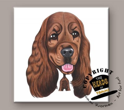 Tegel Hond Cocker Spaniel
