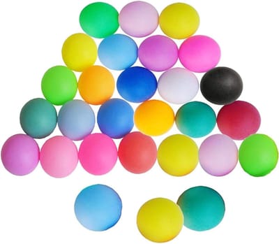 Tafeltennisballen Gemengde kleuren Plastic Ideaal voor gevorderde training Volwassenen en kinderen Spelletjes pingpongbal