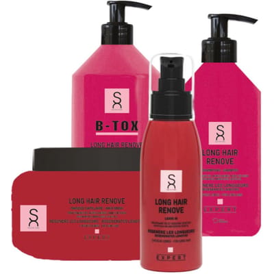 Sacha Care - Expert Long Hair Verzorgingsset - Shampoo - Masker - B-Tox - Leave-In