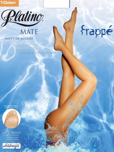 Platino matte zomer panty 10 den maat 38/40 caresse