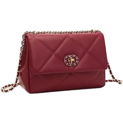 Crossbodyketting Dames tas, Grote capaciteit, High-end, Bruiloft Bruids tas, Enkel-schouder Tas, Handtas 26cm8.5cm*18cm brown