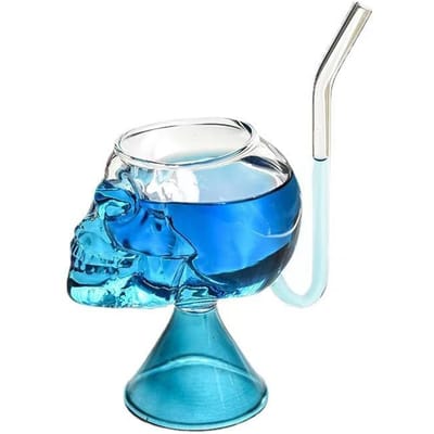 Creatief Schedel Vampier Wijnglas Transparant Gefilterd Glas Rode Wijnglas Cocktailglas Gepersonaliseerd Halloween 1PCS