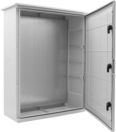 Verdeelkast Buiten - Stroomkast Schakelkast - Veilige Stroomverdeling - Robuuste ABS Constructie - 800 x 600 x 260 mm - Grijs