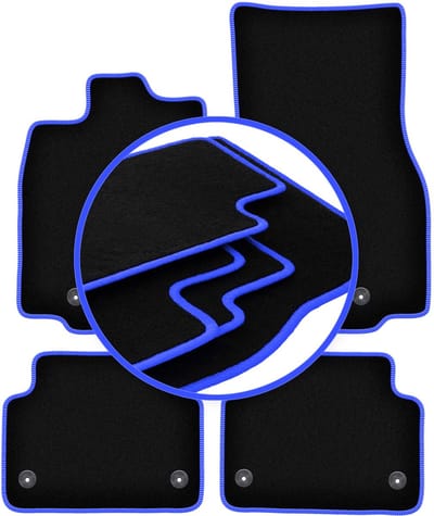 CARLUX-BLUE automatten voor: Jaguar XF I 4WD X250 sedan, stationwagen (2007-2015)