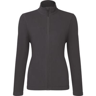 Premier Dames/Dames Recyclight Full Zip Fleecejack (Donkergrijs)