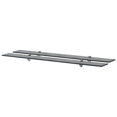 vidaXL - Schappen - zwevend - 2 - st - 100x10 - cm - 8 - mm - glas