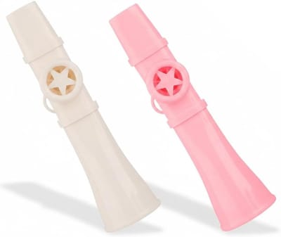 Kazoo Instrument - Muziek fluitje - Muziek maken - Eenvoudig te bespelen - Compact formaat - Grijs