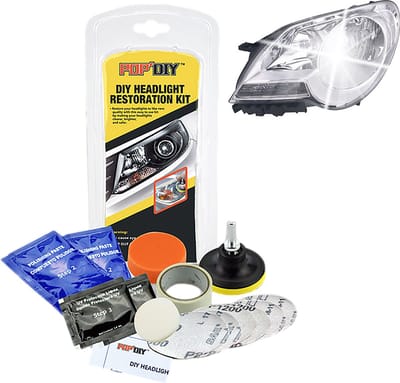 Koplamp polijstset - 15 Delig - Autolamp - Kit - Headlight kit - Polijstschijven - Polijstpasta - Koplamp - Lamp - Voorlicht - Licht - Helder - Set - Herstel - Onderhoud - Reparatie - Polish - Polijsten - DIY - Auto - Scooter - Motor - Fatbike - APK