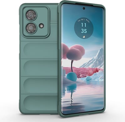 Coverup Hoesje - Geschikt voor Motorola Edge 40 Neo Hoesje - Coverup Hands-On Rugged Back Cover - Groen