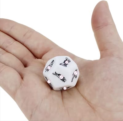 ***De ultieme sex dobbelsteen met 12 opwindende posities - Het perfecte spel voor intieme momenten - Seks dobbelstenen voor koppels - van Heble® ***
