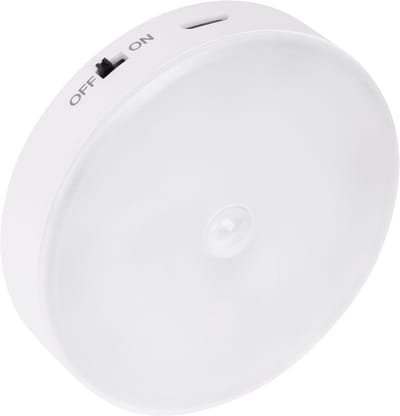 LED terrasverlichting rond - 40mm - 12V - Warm wit - Zilver