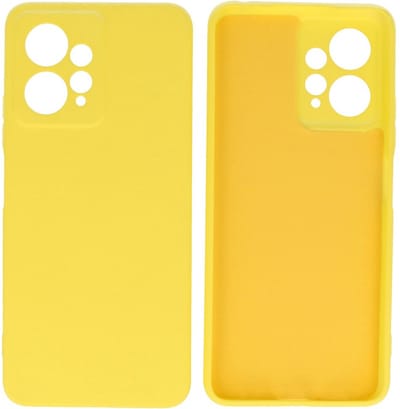 Xiaomi Redmi Note 12 4G Hoesje - 2.0mm Dikke Fashion Telefoonhoesje Backcover - Siliconen Hoesje - Geel