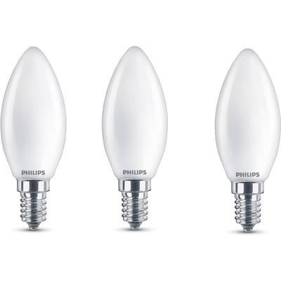 Philips Lighting 27217000 LED-lamp Energielabel F (A - G) E14 4.3 W = 40 W Warmwit (Ø x l) 35 mm x 35 mm 3 stuk(s)
