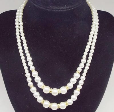 N3 Collecties Mode dubbele lagen imitatie parelketting dames