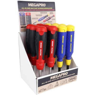 Megapro multibitschroevendraaier mix dis