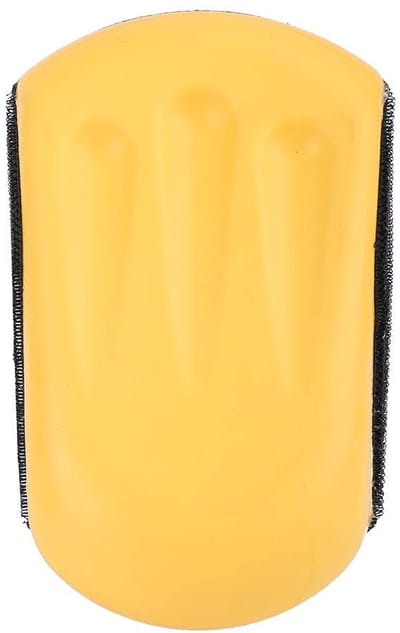 Dailygoods- Handschuurpad Ergonomisch Ontwerp - Schuurblok met Steel - Klittenband - PU-schuim - Duurzaam - Comfortabel in Gebruik