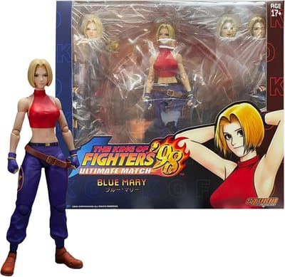Actionfiguur 1/12 - Blue Mary - The King of Fighters '98 - Beweegbaar Poppetje