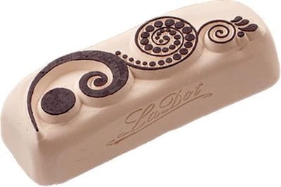 LaDot Tattoo Stempel Steen - B18 - Large - Krul - Nep Tattoo - Black Tattoo - Kinderen en Volwassenen
