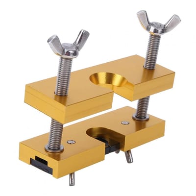 Dailygoods- Mondstukverwijderaar Professioneel - Trompet Mondstuktrekker - Aluminium - Verzinkt Stalen Handvat - Onderhouds Gereedschap - 10 x 11 cm