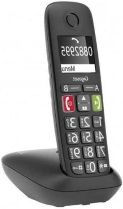 Draadloze Vaste Telefoon - DECT Telefoon - Thuisgebruik - Grote Toetsen - 150 Contacten - Zwart