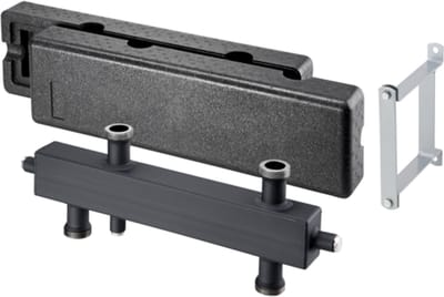 OVENTROP Hydraulische scheiding DN 25 met warmte-isolatie, voor 1 verwarmingscircuit, staal, 1351590