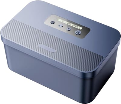 RVV® Telefoonkluis - Telefoonkluis met Tijdslot - Focusbox - Blauw - 25cm x 16cm x 12cm