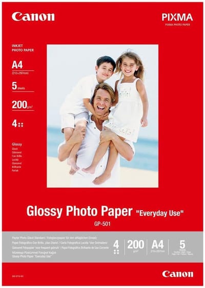Canon GP-501 A4 Glans pak fotopapier (5 stuks)