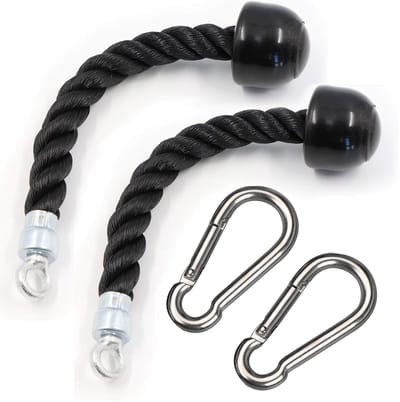 Dailygoods - Tricepstouw trainingstouw YouXiaor 2 stuks enkele kabel voor tricepstouw tricepstouw met één hand voor armtrainer voor fitness in multi-studio training