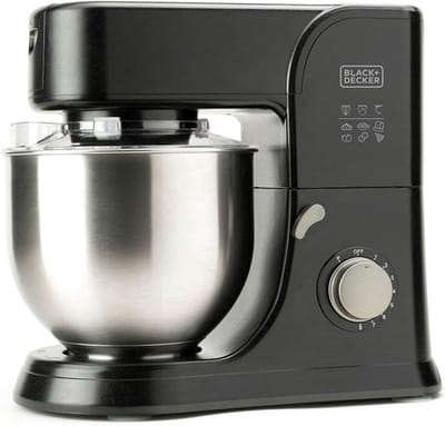 Black & Decker Keukenmachine Stand Mixer 1000W Black