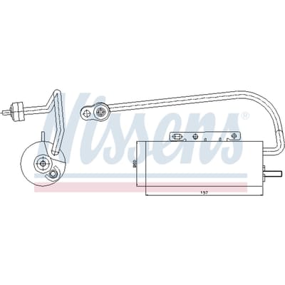 Droger, airconditioningsysteem NISSENS 95339
