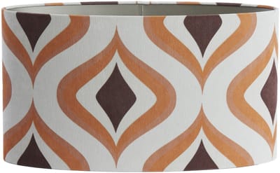 Light & Living - kap - Cookie - oranje - textiel - E27 - 3558522