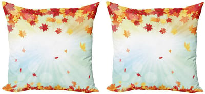 ABAKUHAUS Herfst – Kussenhoes 45x45 cm – Dubbelzijdig bedrukt – Veelkleurig