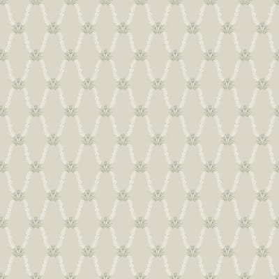Duro Vliesbehang 433-04 - Linnéa - Klassiek Groen - 53cm x 10.05m