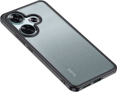 Coverup Hoesje - Geschikt voor Xiaomi Poco F6 Hoesje - Coverup Mat Transparante Back Cover - Zwart