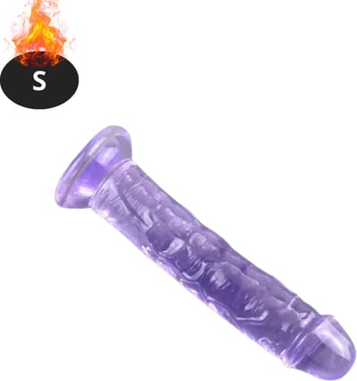 Nivard Dildo - Anaal - Met Zuignap - Siliconen - Sex Toys - Voor Mannen & Vrouwen - Voor Koppels - Couples - Paars - S