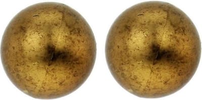 Behave - Oorknop - Bronskleur - 1 cm