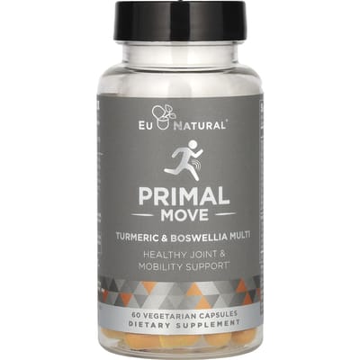 Eu Natural, Primal Move, Curcuma et Boswellia Multivitamines, 60 capsules végétariennes