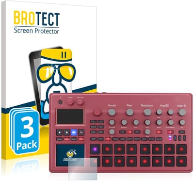 Screenprotector 3 Stuks voor KORG electribe Sampler Beschermglas transparant