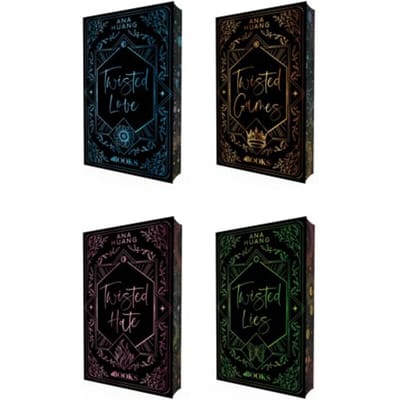 Limited Edition Twisted Love Games Hate Lies Set Sprayed Edges - Twisted Limited Edition - Ana Huang