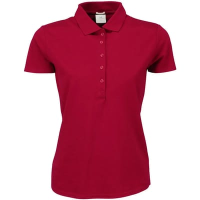 Tee Jays - Women´s Luxury Stretch Polo - Deep Red - 3XL