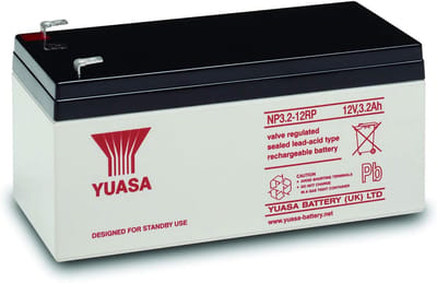AGM Accu - Vervangende Batterij - Veiligheidssystemen - Gesloten Systeem - 13x7x6 cm