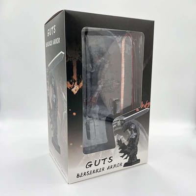 L 25cm Guts Anime Figuur Guts Berserker Pantser Actiefiguur Berserk Zwarte Zwaardvechter Figuurtje Verzameling Model Poppen Speelgoed