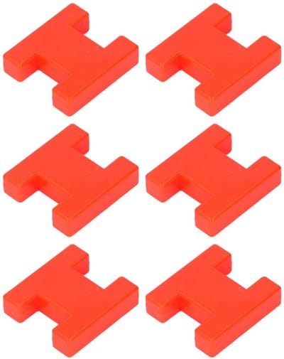 Dailygoods- Vislijnspoeler H-vormig - 10 Stuks - Sterke Wikkelcapaciteit - Vislijnopslaghouder - Vissenaccessoires - Duurzaam materiaal - Vislijnoproller