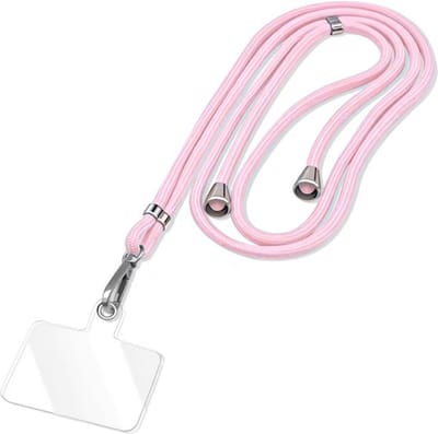 ArmorDrop Verstelbare Telefoonkoord - Universele Telefoonkoord - Telefoonketting - Roze