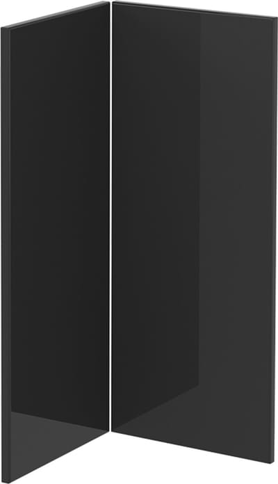 Vicco R-Line Keukenfront – 59.2 x 71.3 cm meubelfront voor de hoekonderkast Antraciet Hoogglans