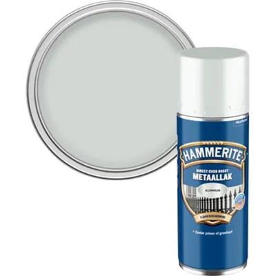 Hammerite - Metaallak Aluminium (Spray) - Aluminium - 400 Ml