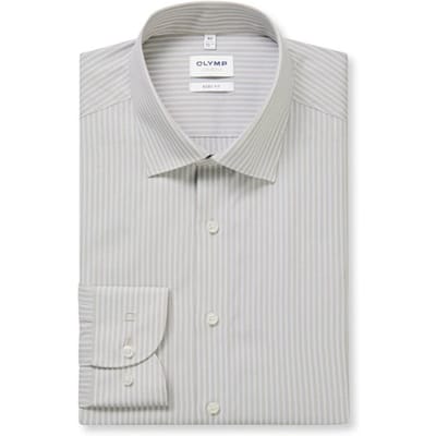 OLYMP Level Five Overhemd, Body Fit, Kent, Taupe