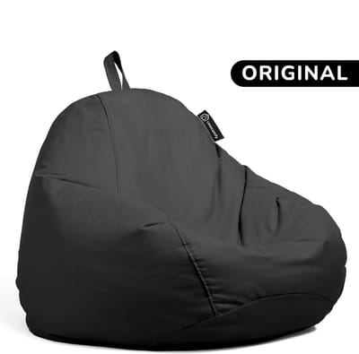 Casacomfy Pear Original - Zitzak Kind & Volwassenen - Binnen & Buiten - Waterbestendig - Zwart